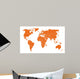 Weltkarte Wall Decal