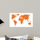 Weltkarte Wall Decal