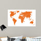 Weltkarte Wall Decal