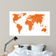 Weltkarte Wall Decal