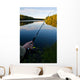 Fishing Calm Summer Lake Wall Decal
