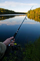 Fishing Calm Summer Lake Wall Decal