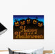 Happy Halloween Pumpkin Patch Wall Decal