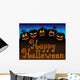 Happy Halloween Pumpkin Patch Wall Decal