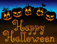 Happy Halloween Pumpkin Patch Wall Decal