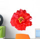 Vermillion Peony Wall Decal
