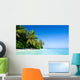 Lonely Tropical Beach Wall Decal