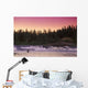 Man Fly-Fishing In River Wall Mural