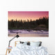 Man Fly-Fishing In River Wall Mural