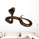 Snake Cobra 3D White Wall Decal