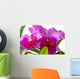 2 Fuchsia Orchids Wall Decal