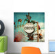 Aged and Worn Vintage Circus Sign Wall Decal