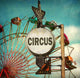 Aged and Worn Vintage Circus Sign Wall Decal