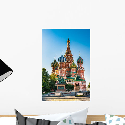 St Basils Cathedral Red Wall Decal