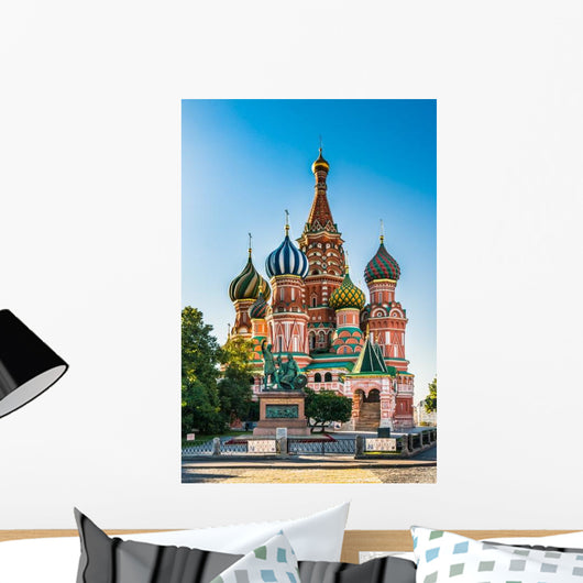 St Basils Cathedral Red Wall Decal