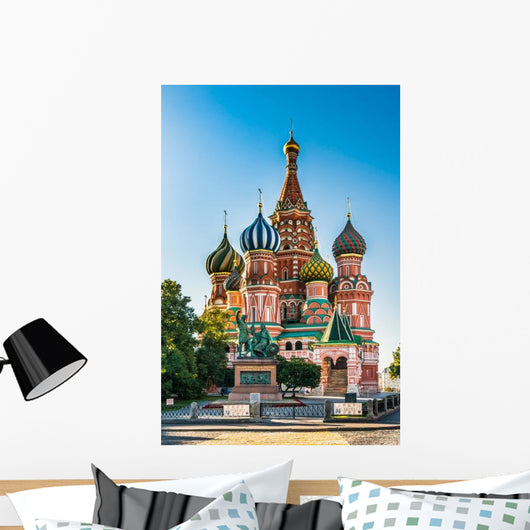St Basils Cathedral Red Wall Decal
