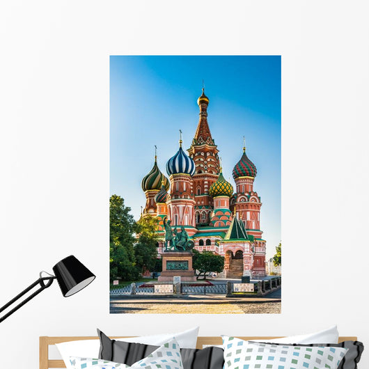 St Basils Cathedral Red Wall Decal