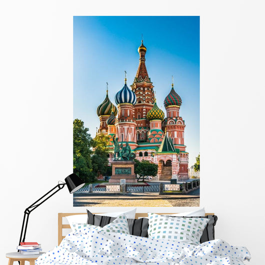St Basils Cathedral Red Wall Decal