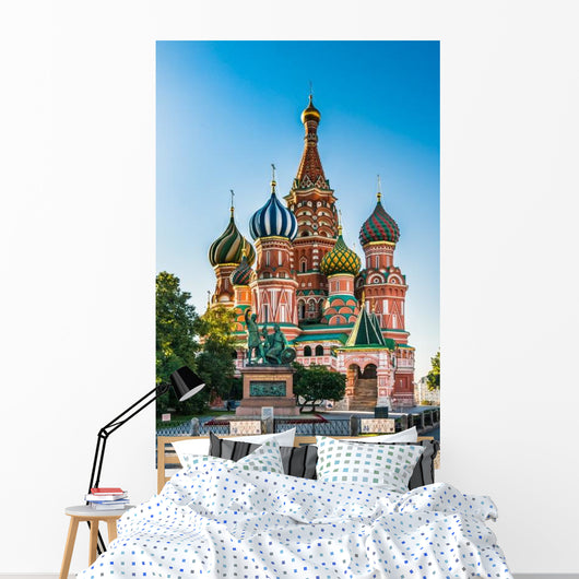 St Basils Cathedral Red Wall Decal