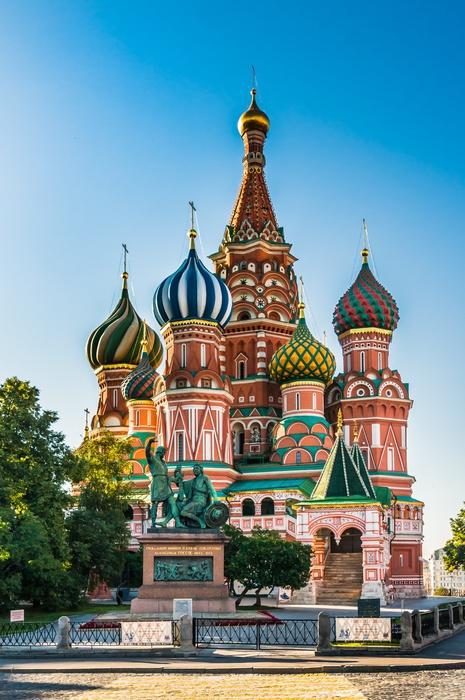 St Basils Cathedral Red Wall Decal