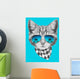 Sunglasses Hipster Cat Wall Decal