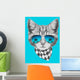 Sunglasses Hipster Cat Wall Decal
