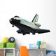 Landing Space Shuttle Wall Decal