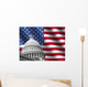 Us Capitol Building Washington Wall Decal