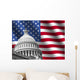 Us Capitol Building Washington Wall Decal