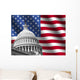 Us Capitol Building Washington Wall Decal