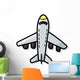 Airplane Color Doodle Wall Decal