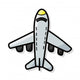 Airplane Color Doodle Wall Decal