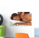 African-American Woman Getting Massage Wall Decal