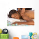 African-American Woman Getting Massage Wall Decal