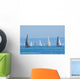 Sail-boats Regatta No2 Wall Decal