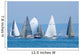 Open Ocean Water Sailboats Wall Decal