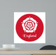 England Emblem with Tudor Wall Decal