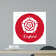 England Emblem with Tudor Wall Decal