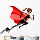 Superhero Sexy Beautiful Woman Wall Decal