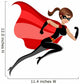 Superhero Sexy Beautiful Woman Wall Decal