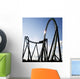 Steel Built Sit-down Rollercoaster Wall Decal