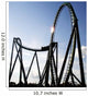 Steel Built Sit-down Rollercoaster Wall Decal