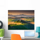 Scenic Tuscany Farmland Sunrise Wall Decal