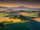 Scenic Tuscany Farmland Sunrise Wall Decal