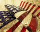 3D Render Glass American Wall Decal