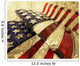 3D Render Glass American Wall Decal