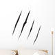 Zombie Scratch Wall Decal