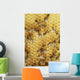 Honeybees Comb Wall Decal