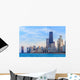 Dusk Downtown Chicago Skyline Wall Decal