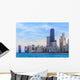 Dusk Downtown Chicago Skyline Wall Decal